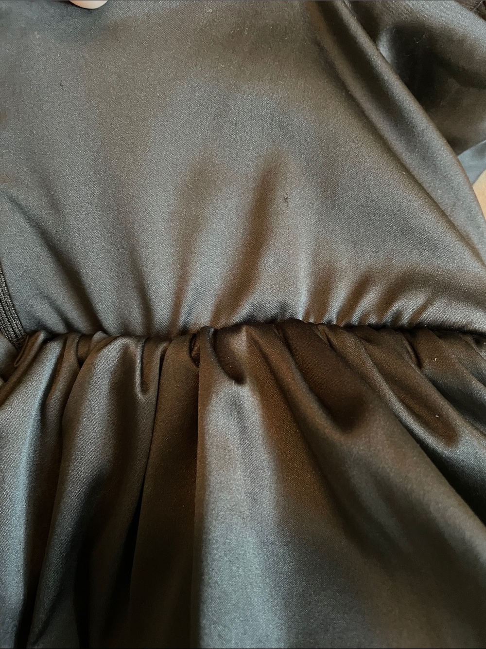 NWT Revolve OW Intimates Balloo puff skirt mini dress in Black Caviar - Picture 10 of 10